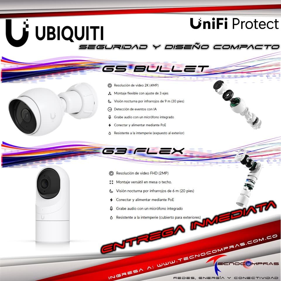 Camaras Ubiquiti: Compactas, Potentes y Confiables #Tecnocompras #VideoSeguridad